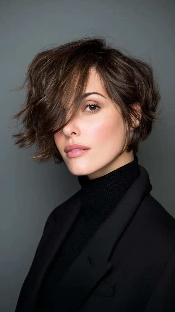 Short Layers with a Side Part