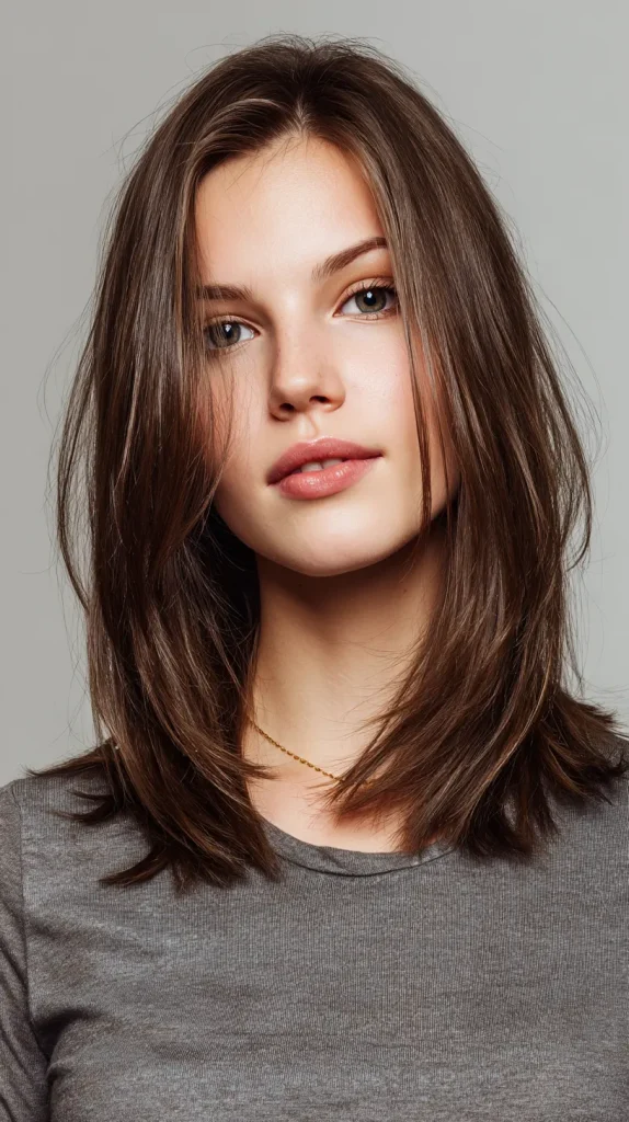 Shoulder-Length Hair with Tucked Ends