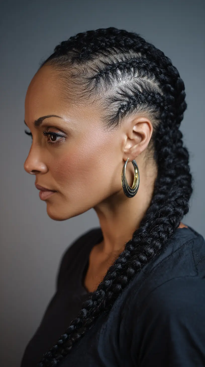 13 Side Cornrows That Show Off Style and Strength