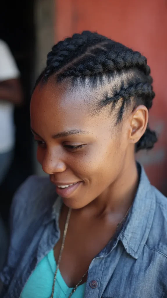  Simple Side Cornrows