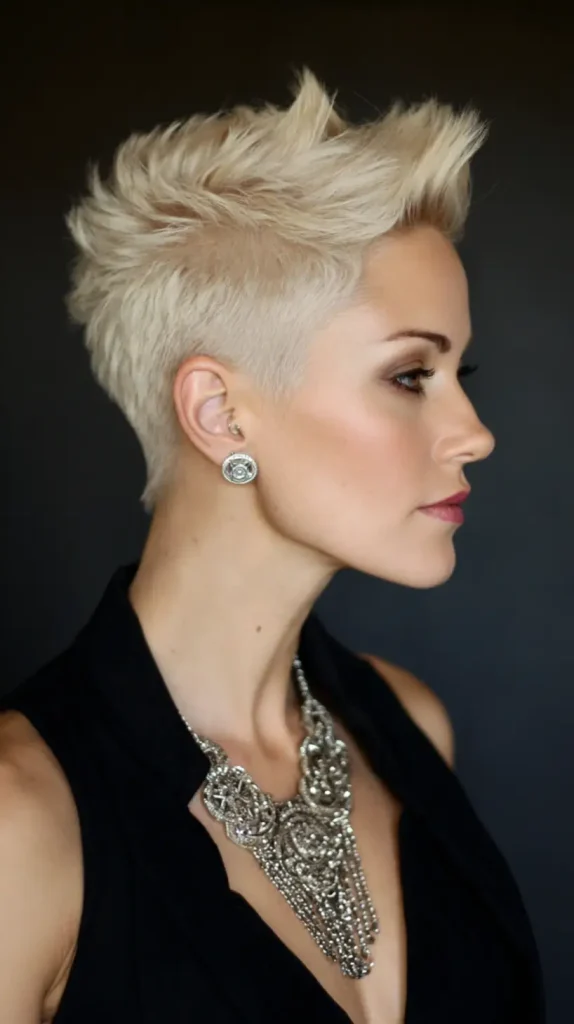Sleek Faux Hawk Pixie