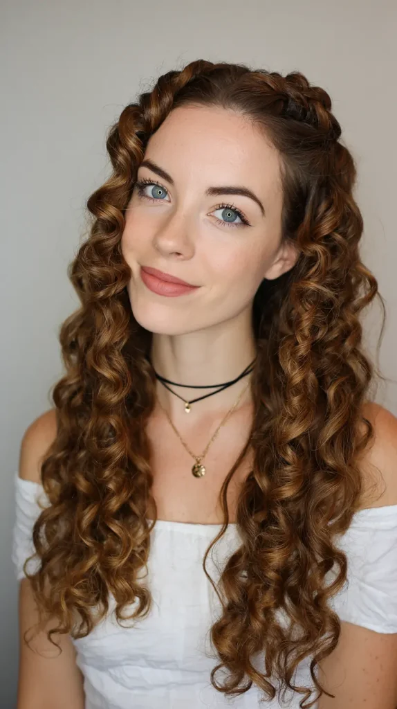 Small Section Tight Heatless Curls