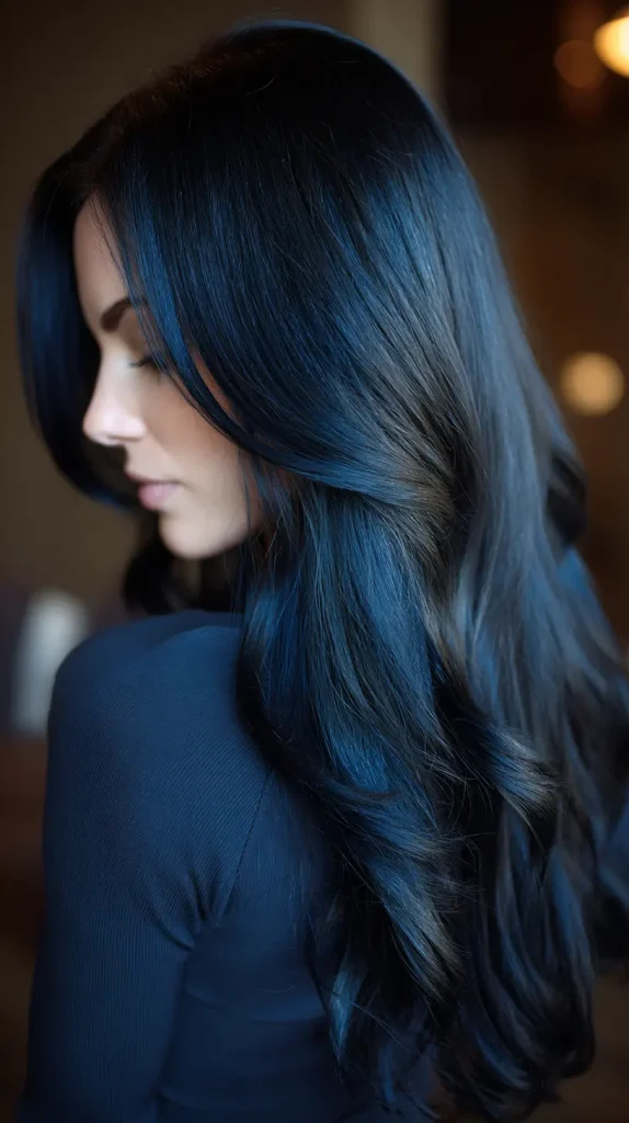 Soft Black with Blue Undertones