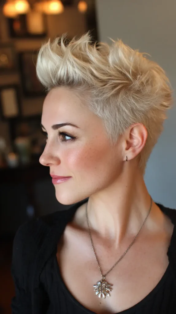 Soft Faux Hawk Pixie
