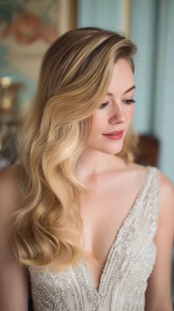 Soft Side-Swept Glam Waves