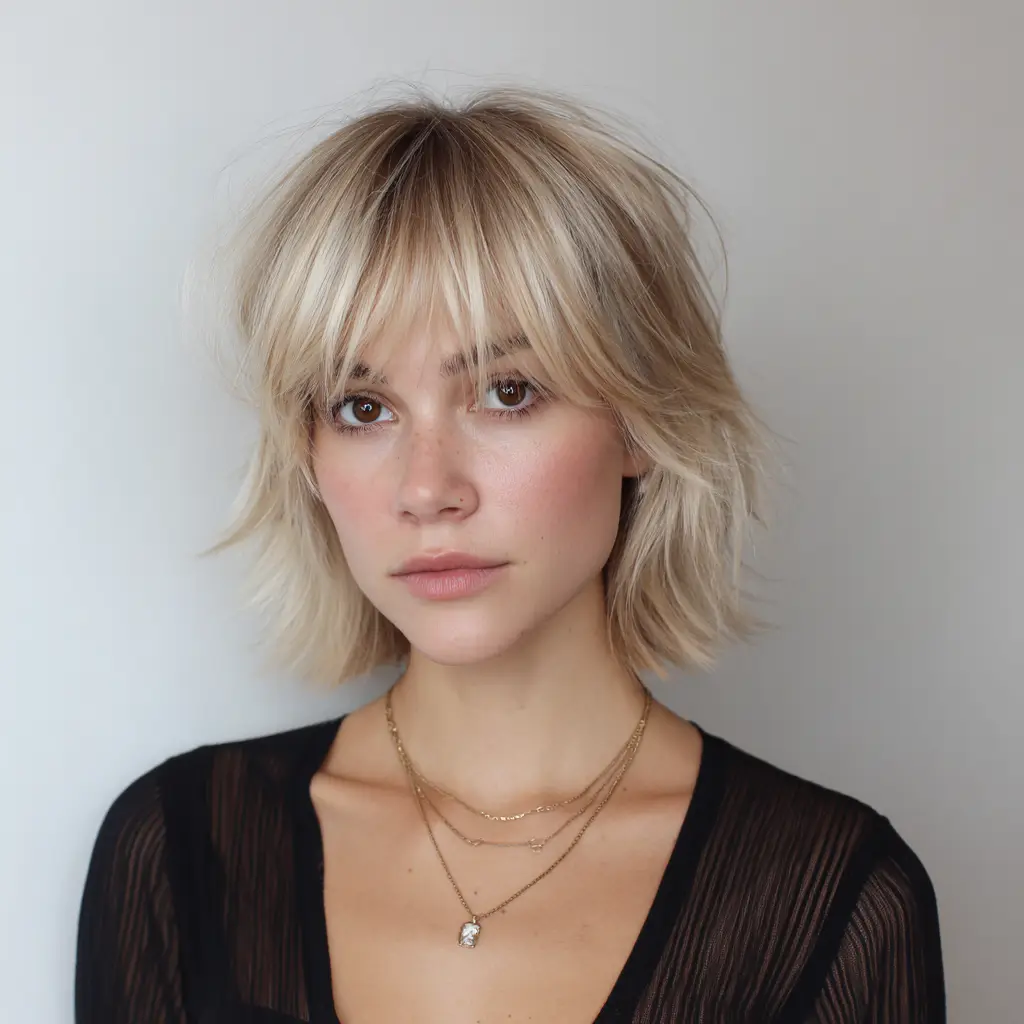 Soft Wispy Side Bangs