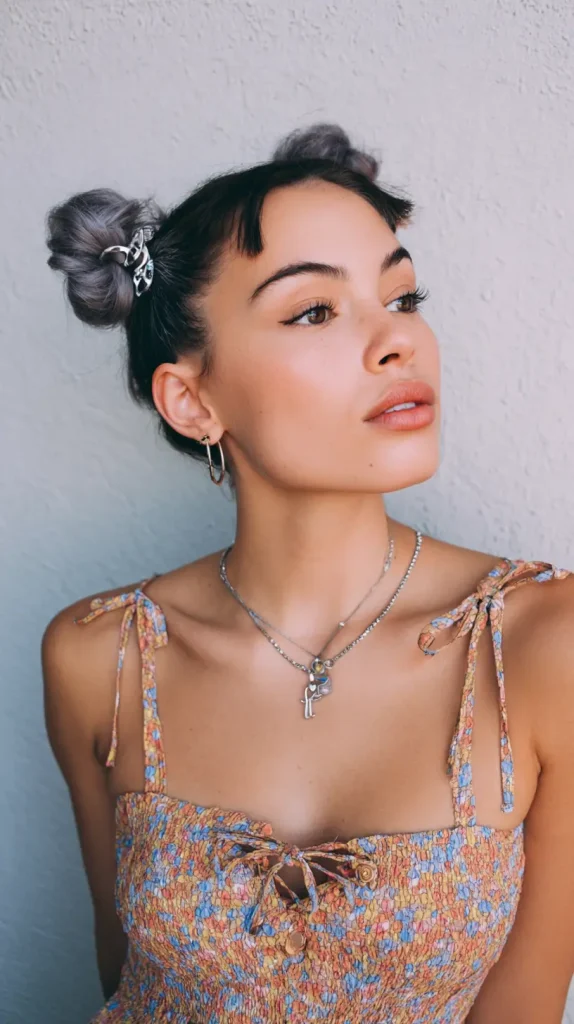 Space Buns with Clips