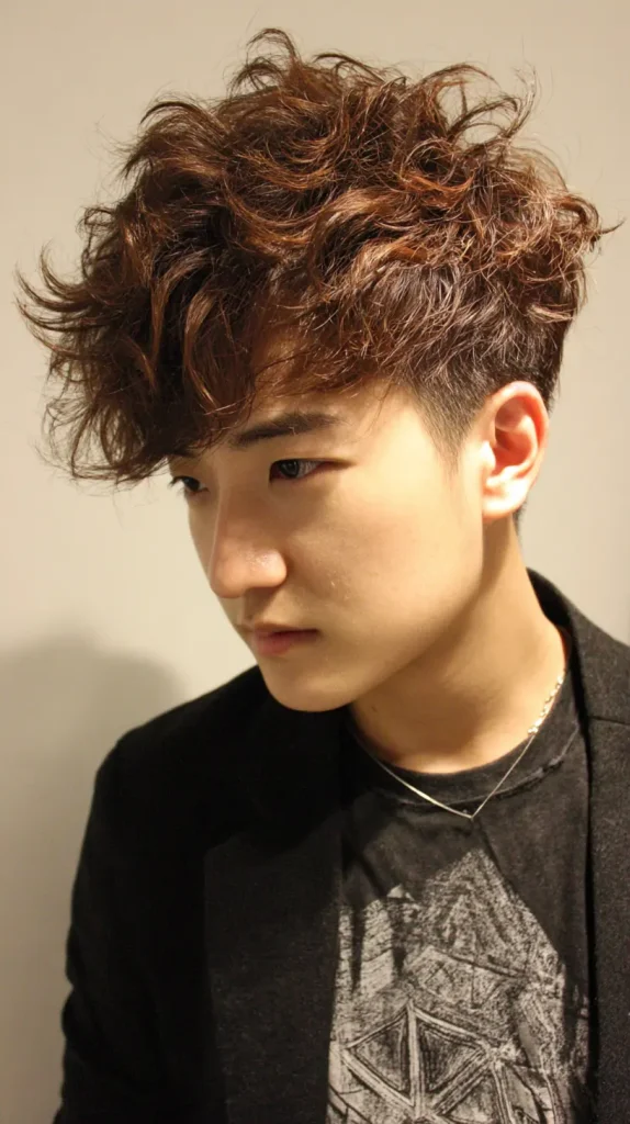 Spiky Korean Perm Men