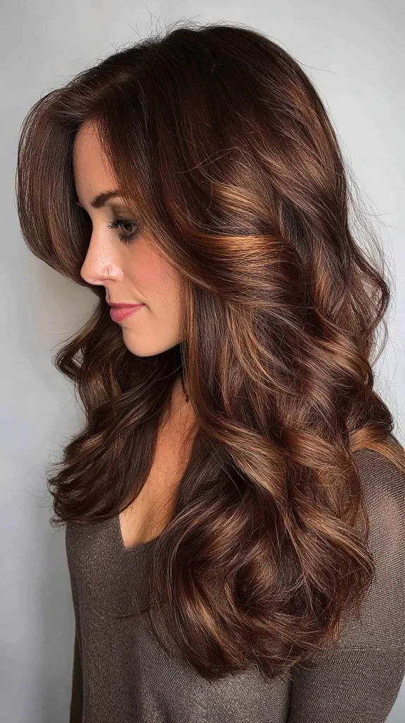 Subtle Balayage with Chestnut Base