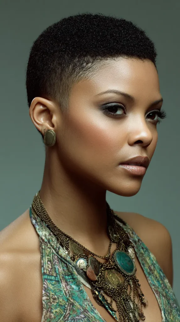 Tapered Cut with Straight Top