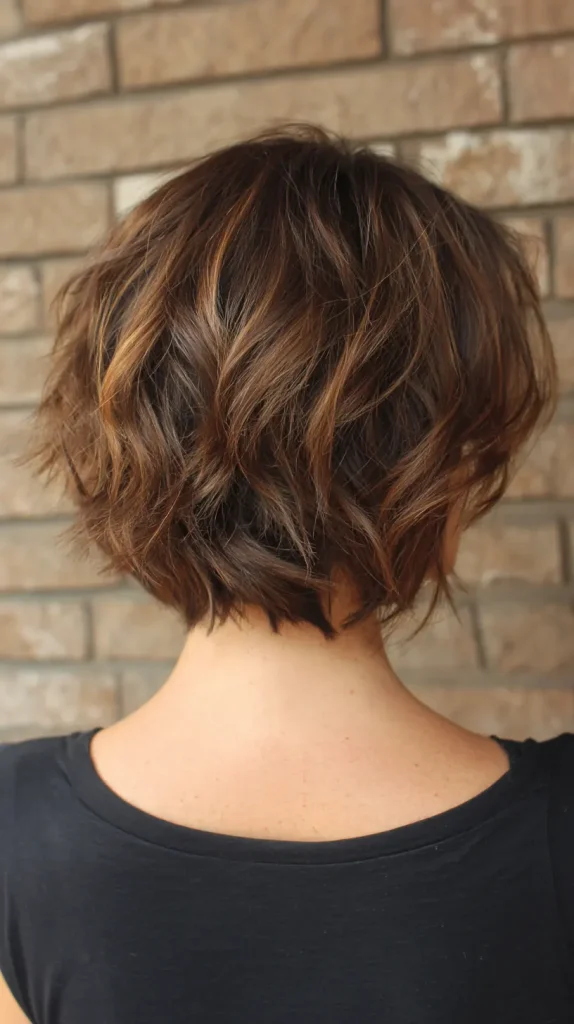 Textured Choppy Layered Bob
