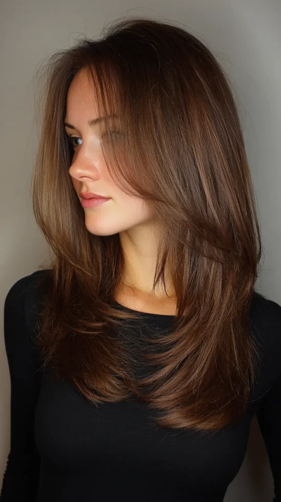 Textured Layers for Thin Straight Hair
