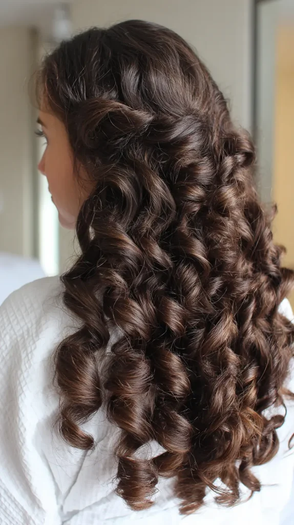 Thick Hair Overnight Sock Curls