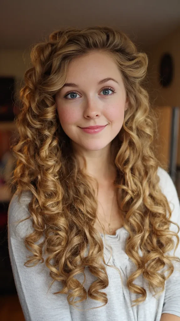 Thick Hair Sock Curls
