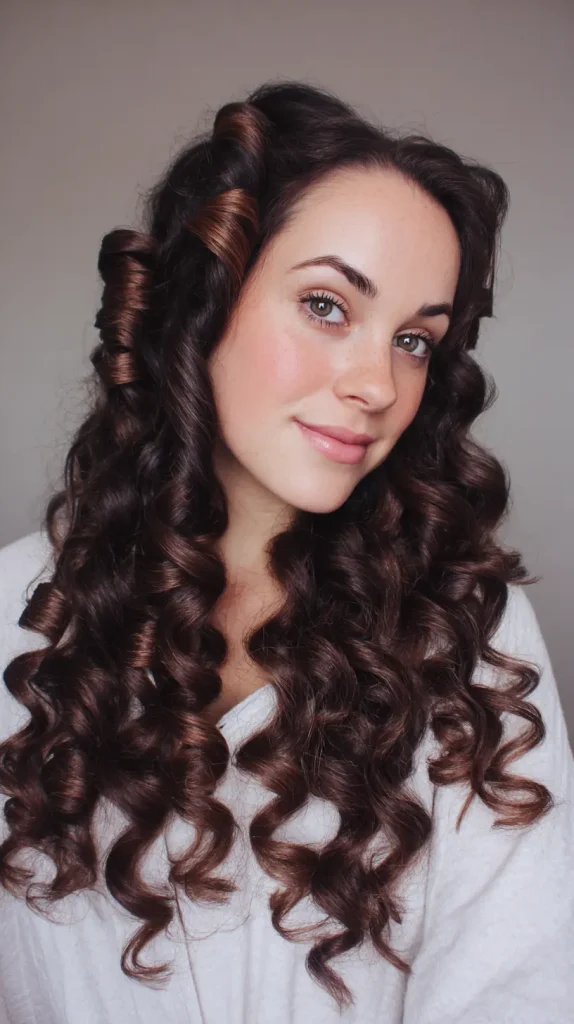 Thick Hair Sock Curls