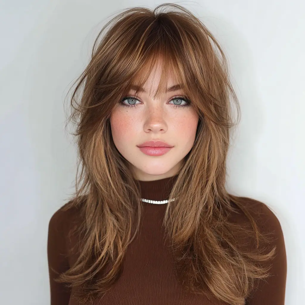 Thick Side Bangs
