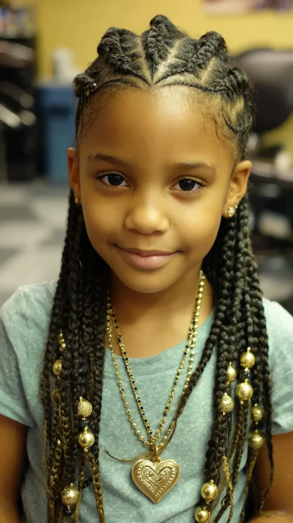 Triangle Part Braids with Beads