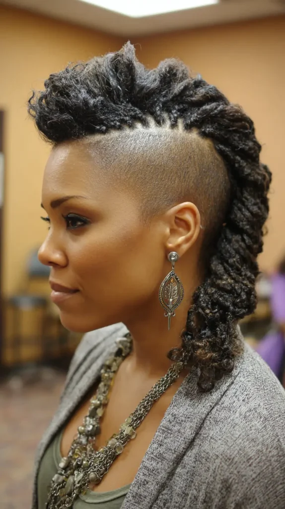 Twisted Braid Mohawk