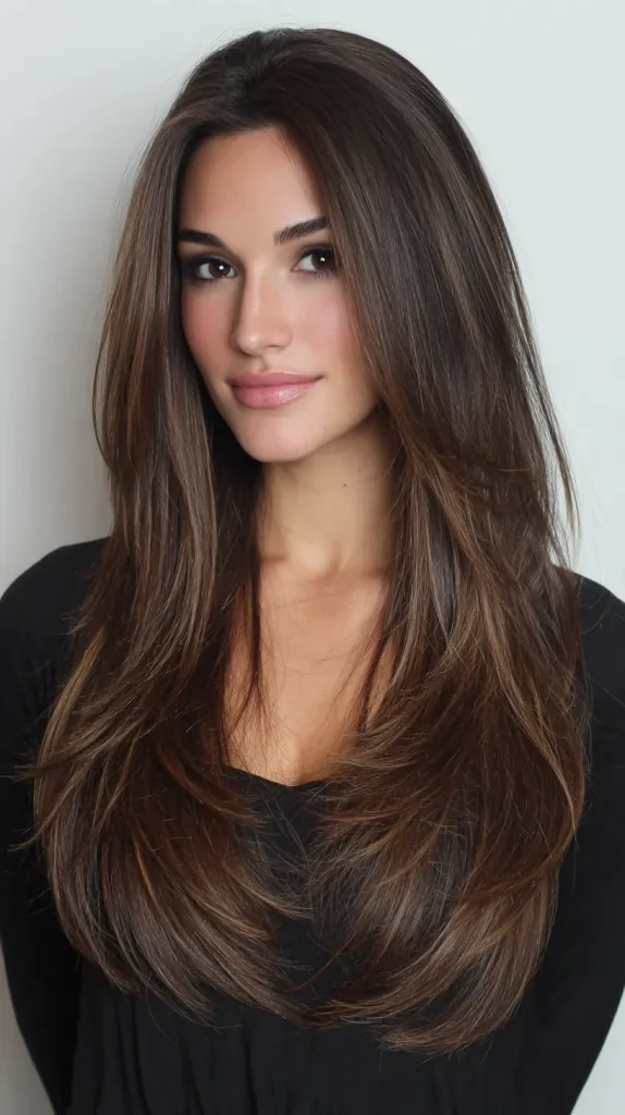 U-Shaped Cut with Long Layers