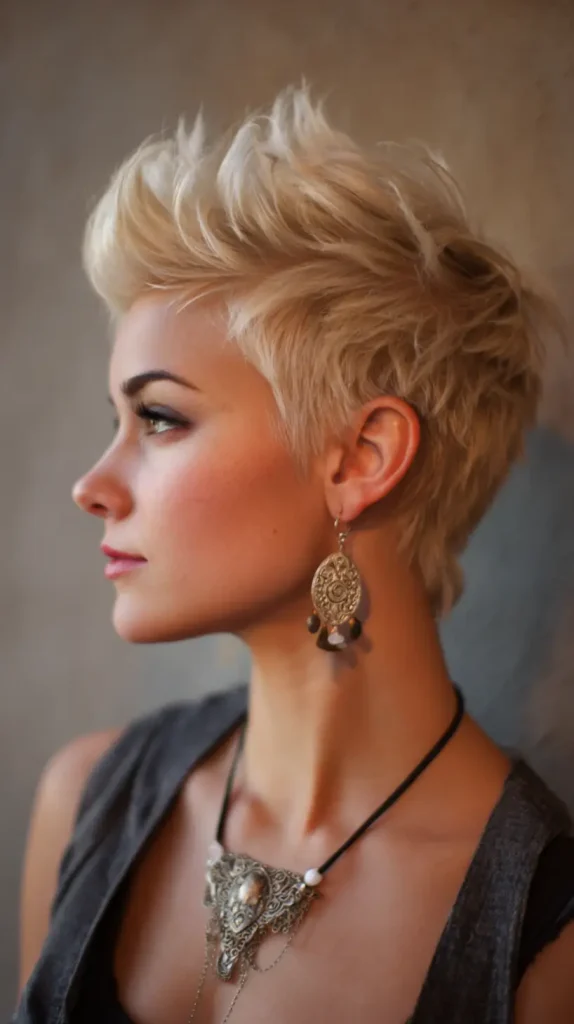 Undercut Faux Hawk Pixie
