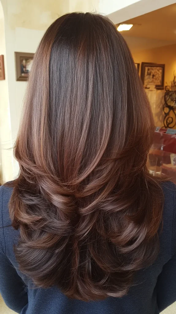 V Cut with Curled Under Layers