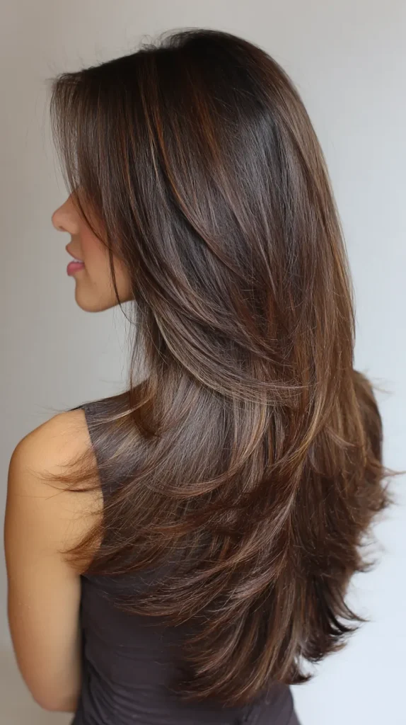 V Cut with Feathered Layers
