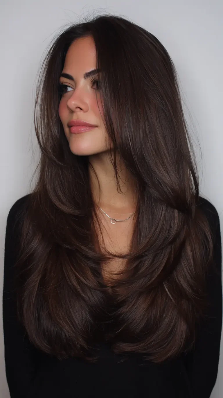 12 V Cut Hair with Layers for Medium Length Hair That Adds Dimension and Style