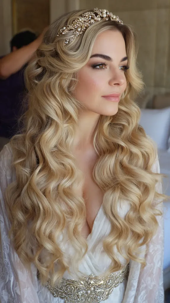  Voluminous Waves with Crown Detail
